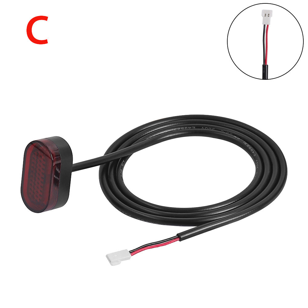 Suitable for electric scooter rear fender tail light waterproof signal brake light 6V fender tail light accessories
