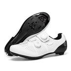 Cross-border New Road Car Lock Shoes Hard Bottom Bike Shoes suit Breathable Lockless Cycling Shoes Men's Mountain Bicycle Shoes
