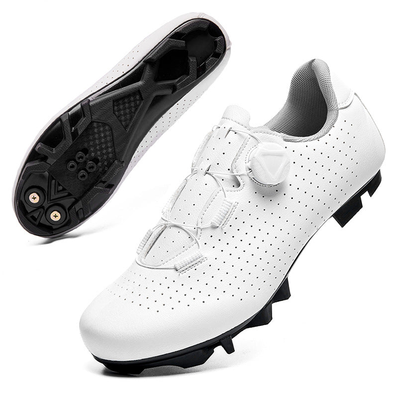 Cross-border supply of luminous color cycling shoes mountain road dual-use bicycle lock shoes professional mountain bike riding