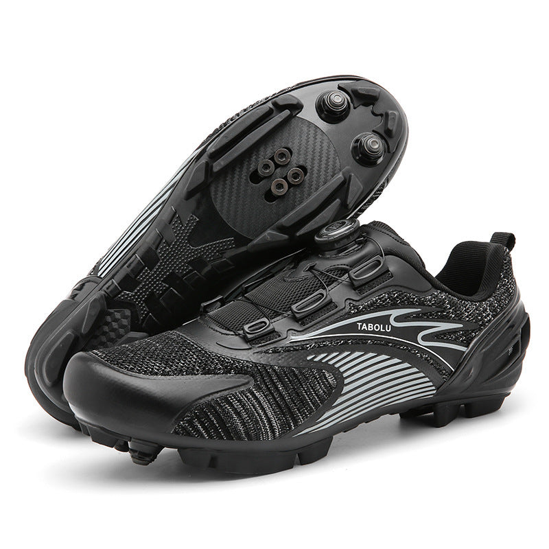 Cross-border trade breathable bicycle shoes cycling shoes men and women road bike lock shoes mountain bike booster shoes wholesale