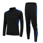 Autumn and Winter adult jersey competition team class uniform children's half zipper football uniform training uniform suit printed