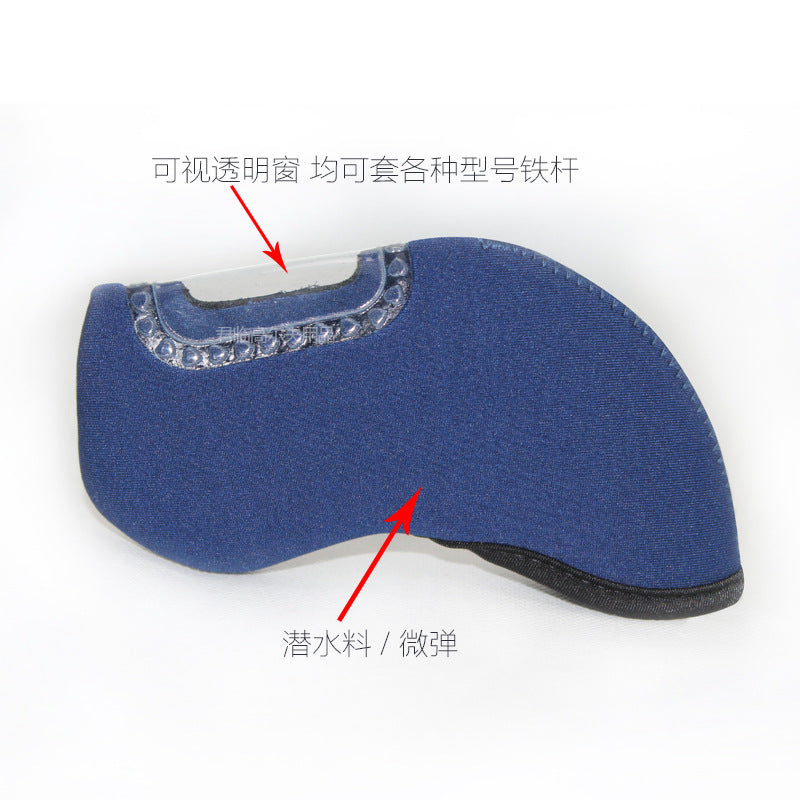 New golf iron club cap cover diving material universal rod cover 13 colors for 10/group