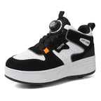 Wholesale children's heloo shoes for boys and girls outdoor sneaker four-wheel detachable walking skates foreign trade explosions