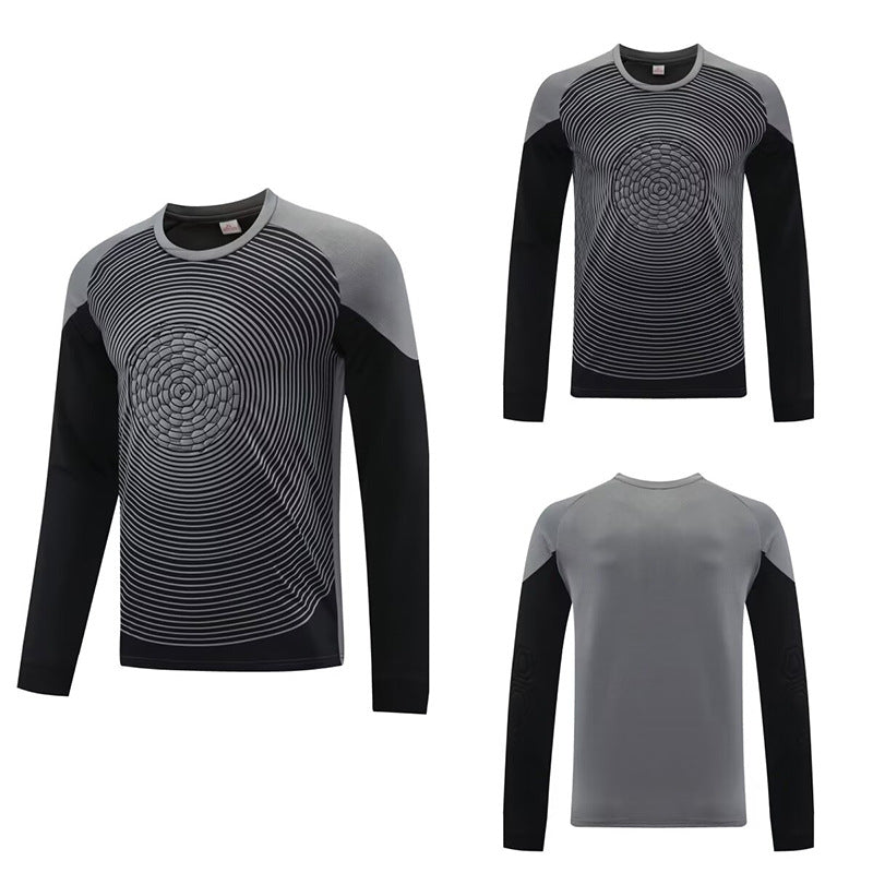 2025 Football Goalkeeper suit Long Sleeve Competition Training Team Uniform Breathable Children's Cross-border Foreign Trade Jersey Printable