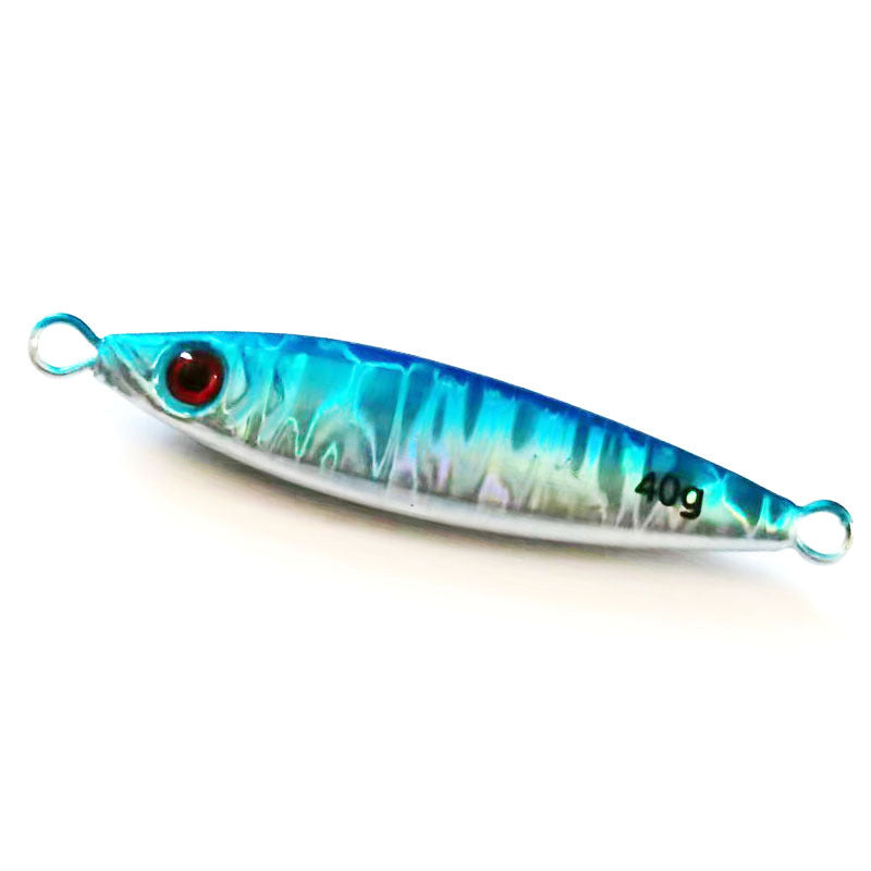 Spanish mackerel iron plate small fat man iron plate luya bait speed sink with sequin hook mackerel cannonball yellow bonito sea fishing shore throwing boat fishing