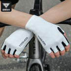 Tosuod Cycling Gloves Half-Finger Road Bicycle Short-Finger Gloves for Men and Women, Non-Slip, Shock-Absorbing and Breathable Equipment