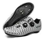 Factory direct road race outdoor cycling shoes double rotating buckle plus size foreign trade lock cycling shoes