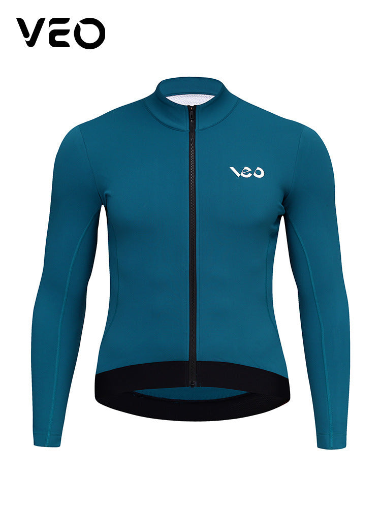 Fall/winter fleece riding clothes men's mountain road bike equipment bicycle fleece-lined warm jacket-warm way