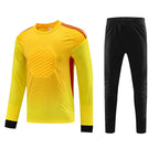 2025 football goalkeeper suit suit men's and women's competition dragon gate suit cross-border foreign trade children's competition breathable long sleeve summer