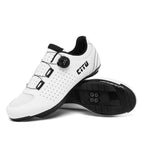 Bicycle shoes this year's new cross-border men's and women's couple's cycling shoes outdoor off-road lock shoes lock-free rubber shoes