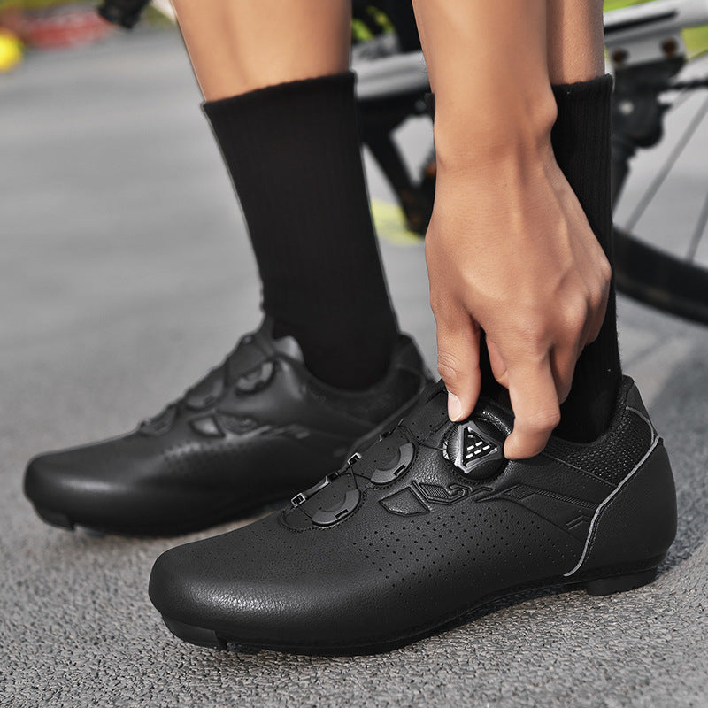 Bicycle Shoes, Cycling Shoes, Men's and Women's Road Bike Lock Shoes, Mountain Bike Assist Shoes, Hard-Soled, Lightweight, Breathable, Outdoor