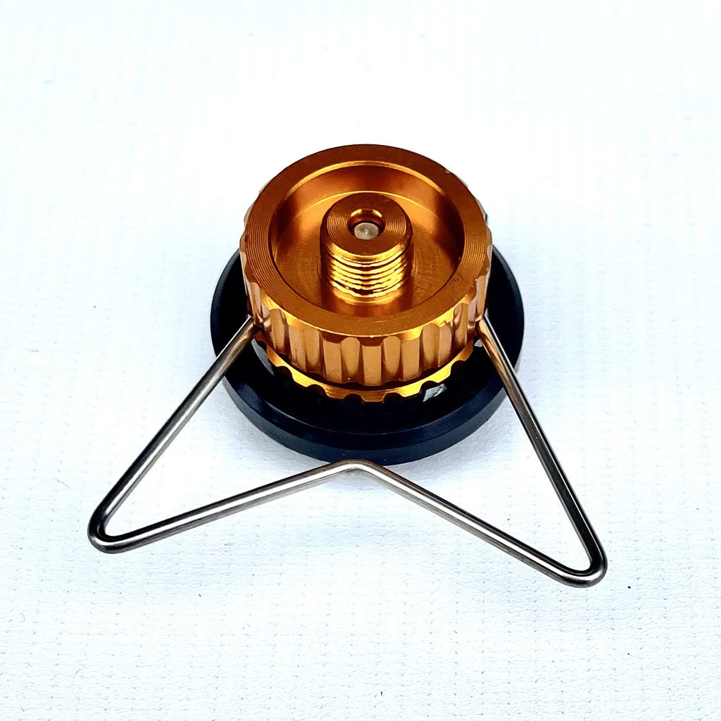 Outdoor multifunctional card furnace adapter butane long gas tank self-locking converter bracket camping stove adapter
