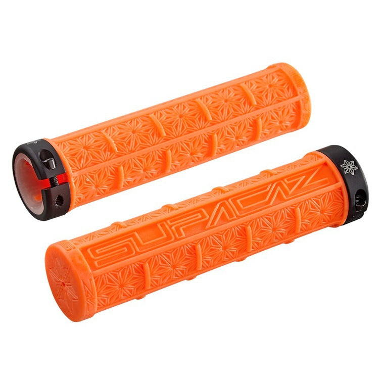 Cross-border wholesale Supacaz chrysanthemum handle set mountain bike silicone handle set off-road single lock shock-absorbing non-slip handle