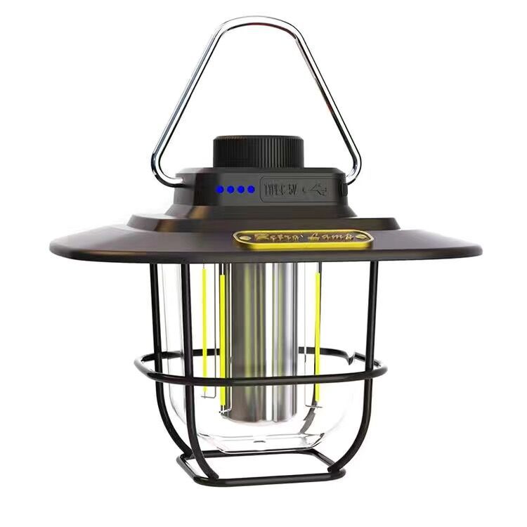 Retro camping light LED ceiling light tent light horse light strong light portable charging portable light multifunctional camping light