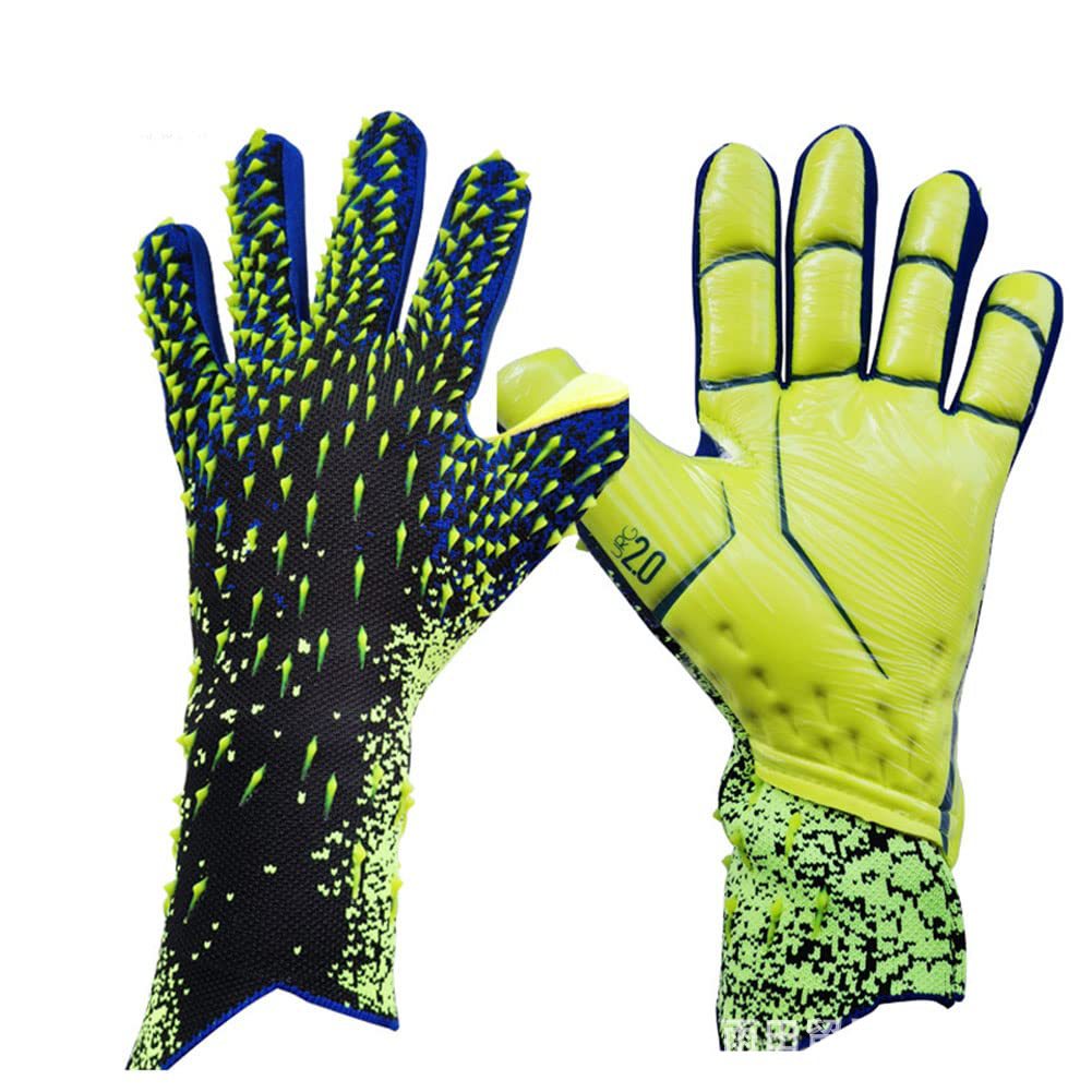 Goalkeeper Gloves Football Player Professional Gloves Children Adult Goalkeeper Gloves Wear-Resistant Non-Slip Breathable Wholesale