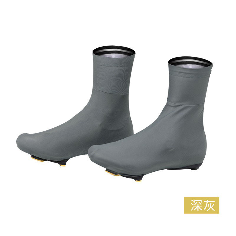 Xintown Solid Color Cycling Shoe Covers Lightweight Dustproof and Stain-Resistant Cycling Outdoor Sports Shoe Covers Bicycle Apparel