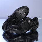New Cross-Border Random Pattern Cycling Road Shoes for Men and Women, Mountain Bike Lock Shoes, Outdoor Power-Assisted Bicycle Shoes