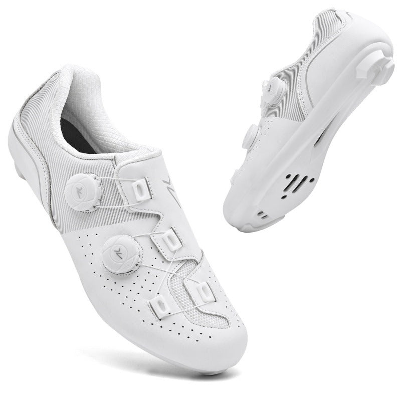 Cycling Shoes Outdoor Riding Shoes Non-Lock Rubber Sole Road Sole Mountain Sole Outdoor Cross-Border Popular Double Buckle Lock Shoes