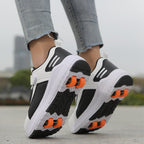 Student heelloo shoes four-wheeled children can walk and slide for men and women detachable with wheels sneaker in stock wholesale
