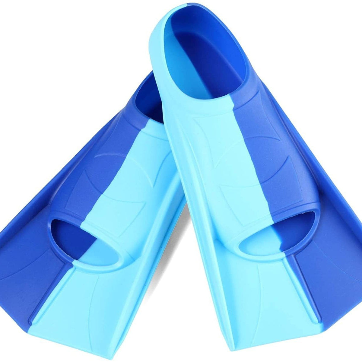 Swimming Fins for Men and Women Freestyle Breaststroke Silicone Short Fins for Adults and Kidsren Professional Lightweight Diving Training Feet