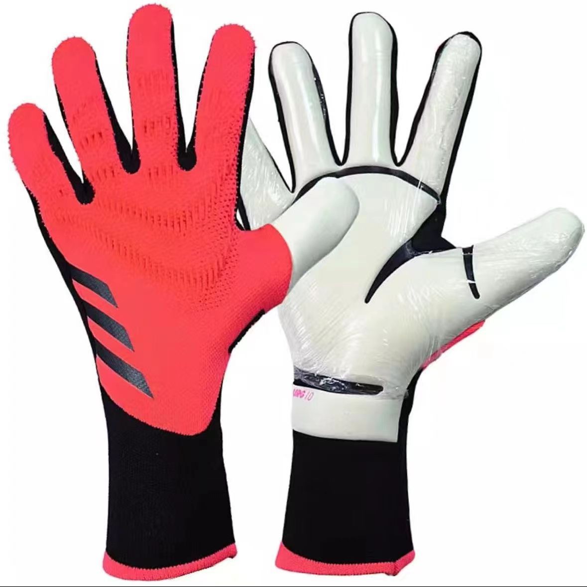 Falcon Football Professional Adult and Kidsren Latex Finger Protection Comfortable Breathable Wear-resistant Thickeneded Goalkeeper Gloves Goalkeeper