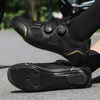 New Summer Hollow Road Bike Lock Shoe Set Hard-Soled Breathable Lock-Free Cycling Shoes Women's Power-Assisted Mountain Bike Lock Shoes