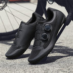 2025 New Summer Bag-Soled Road Bike Lock Shoe Set for Men Breathable Seamless Lock-Free Cycling Shoes Nylon Hard Sole