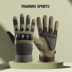 Motorcycle Gloves for Summer Season, Men and Women, for Motorcycle Riding, Outdoor Sports, Fleece-Lined, Thickened, Warm, Cold-Proof, Tactical Gloves