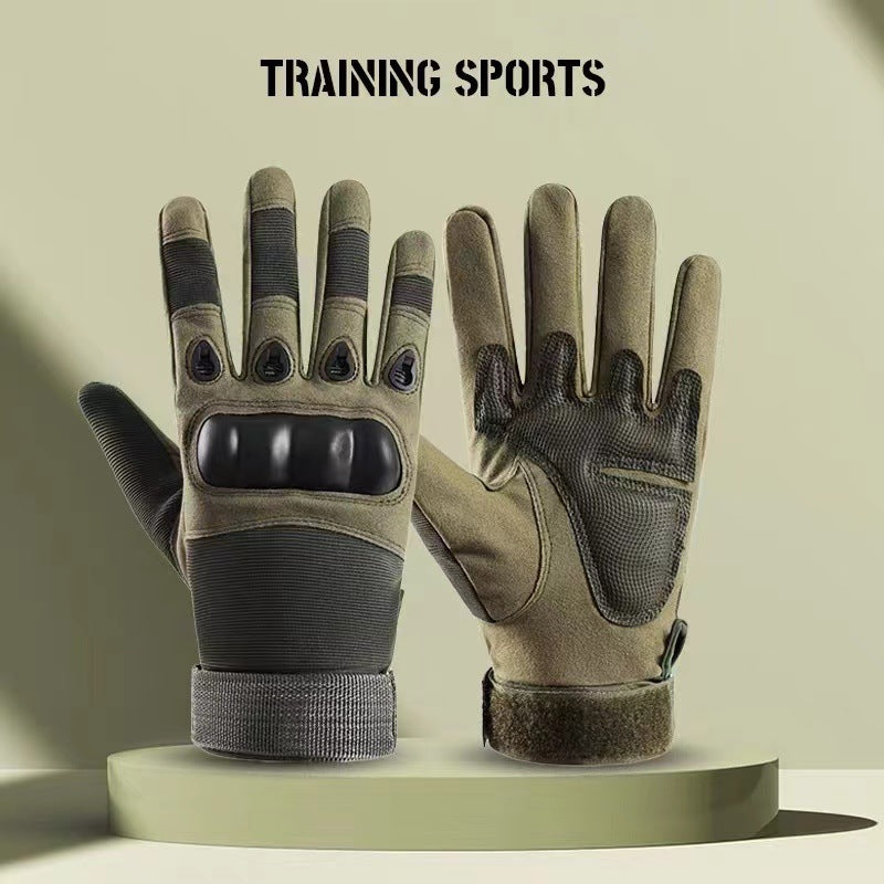 Motorcycle Gloves for Summer Season, Men and Women, for Motorcycle Riding, Outdoor Sports, Fleece-Lined, Thickened, Warm, Cold-Proof, Tactical Gloves