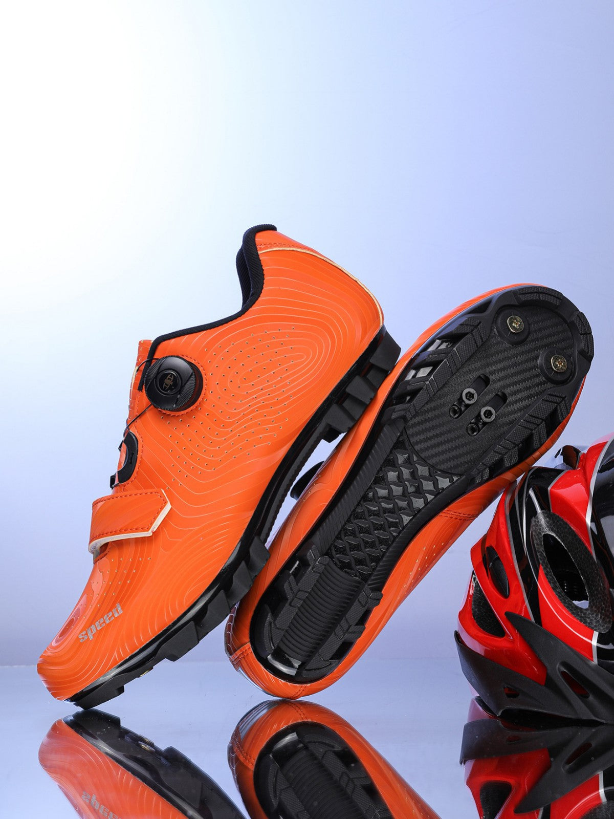 2025 New Cross-border Random Riding Road Men's and Women's Mountain Lock Shoes Bicycle Outdoor Boosting Bicycle Shoes