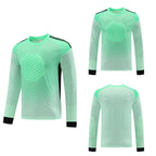 2025 football goalkeeper suit suit men's and women's competition dragon gate suit cross-border foreign trade children's competition breathable long sleeve summer