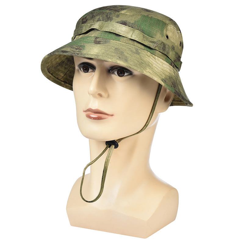 BENNI Hat Sun Protection Military Fan Tactical Hat Men's Outdoor Mountaineering Fisherman Hat Big-brimmed Sunshade Hat Round-brimmed Cowboy Hat