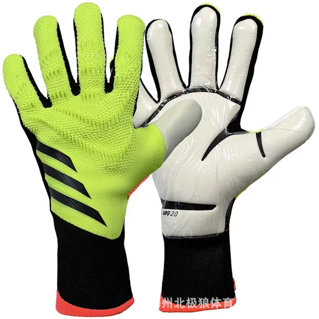 Falcon Football Professional Adult and Kidsren Latex Finger Protection Comfortable Breathable Wear-resistant Thickeneded Goalkeeper Gloves Goalkeeper