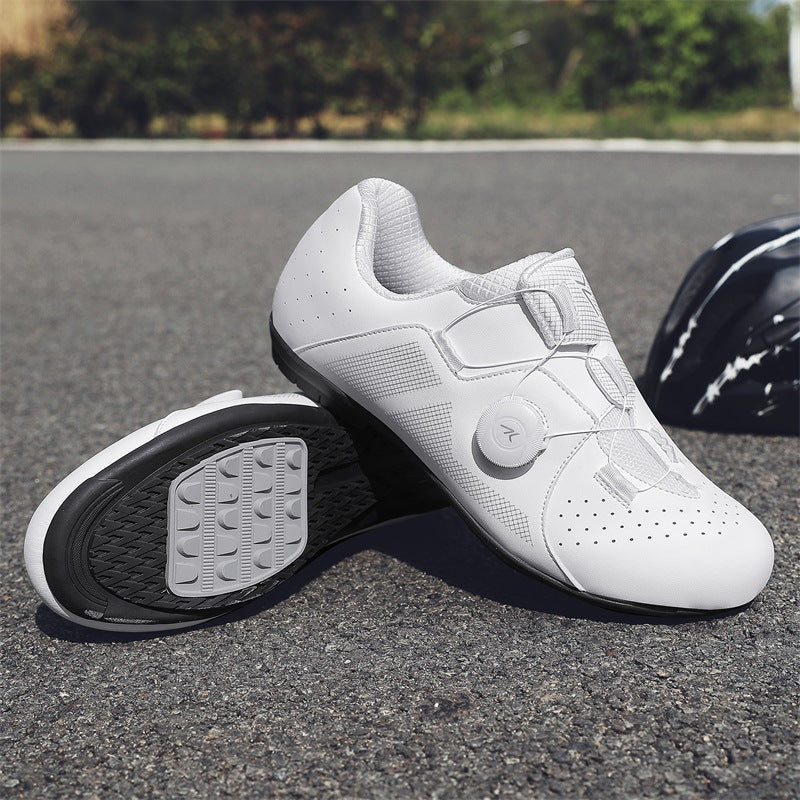 Cross-border foreign trade bicycle shoes cycling shoes men and women road bike lock shoes mountain bike breathable hard bottom wholesale
