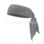 Men's and Women's Sports Hair Band Sweat Absorbent Headband Breathable Quick-drying Hair Band Solid Color Tennis Headband Strap Pirate Headband