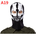 Cross-border manufacturers Halloween cs headgear call of duty personality ghost headgear windproof warm riding headgear mask