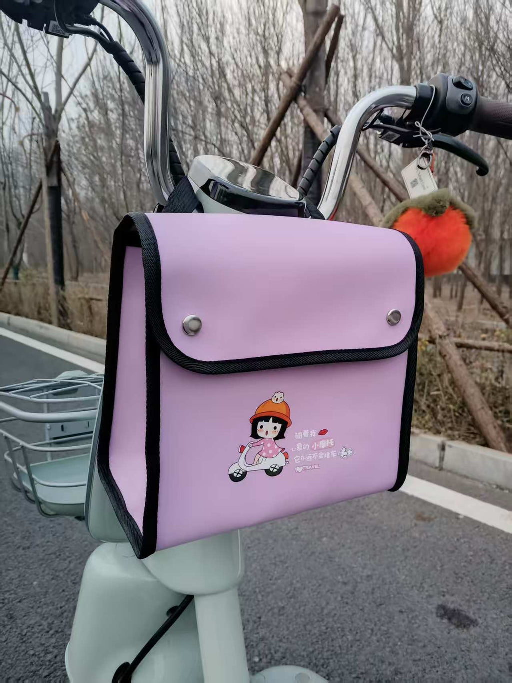 Electric Scooter Hanging Bag for Storing Phone and Charger, Dedicated for Bicycle Riding Phone Charging