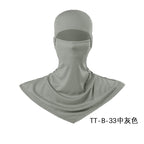 Summer Fishing Full Face Sun Protection Mask Outdoor Dustproof and Anti-Uv Hood Breathable Quick-Drying Sweat-Absorbent Cycling Hood