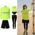 Sun Protection Quick-Drying Diving Suit Split Long-Sleeved Long Pants Swimwear Jellyfish Suit Couple Warm Men's Swimwear Women's Surfing Suit