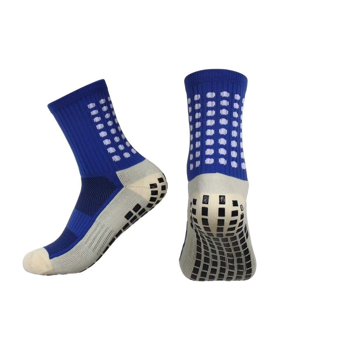 Temu Five-Piece Set of Yellow Sports Socks, Football Socks, Mid-Tube Glue Anti-Slip Socks, Leg Guards, Bandage Drawstring Bag
