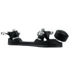 Double-row roller skates PP plastic base four-wheel roller skates triangle bracket skates bottom plate adjustable brake head