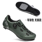 Road bike lock shoes hard bottom factory direct men's and women's mountain bike bicycle shoes lockless cycling shoes lock pedal suit