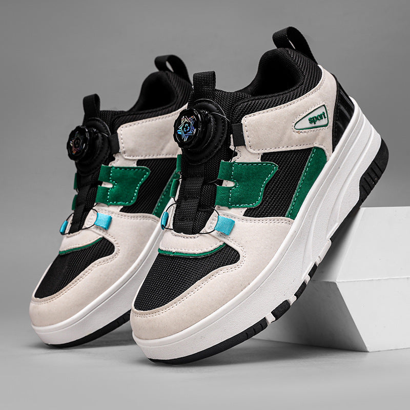 Student walking shoes four-wheel children's roller skating shoes men's and women's detachable ultra-light version shoes with wheels in stock wholesale
