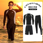 Diving suit women's new couple anti-DDoS swimsuit split long-sleeved trousers quick-drying surfing snorkeling suit jellyfish suit men