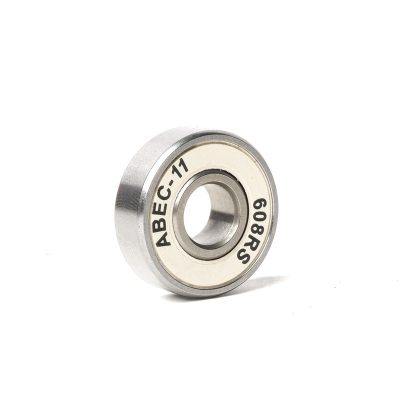 Double row skate wheels 608RS bearing silent skateboard roller skates universal chrome steel high speed color roller