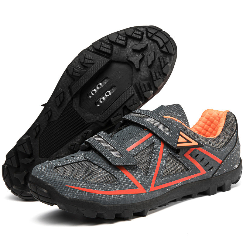 210850 Cross-Border Men's and Women's Outdoor Leisure Lock-Free Shoes Road Bike Mountain Bike Cycling Shoes Couple's Bicycle Shoes