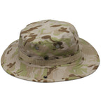 Camouflage Fisherman Hat Summer Hat with Windproof Rope Large Brim Sun Protection Hat Outdoor Hiking Fishing Sun Hat