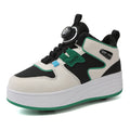Wholesale children's heloo shoes for boys and girls outdoor sneaker four-wheel detachable walking skates foreign trade explosions