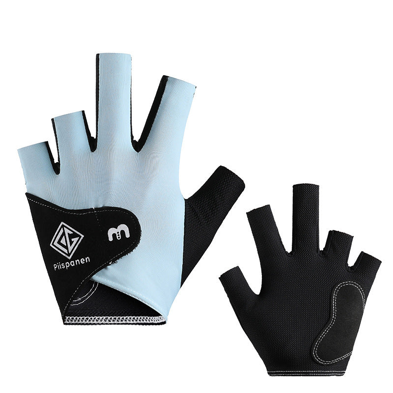 Five-Finger Billiard Gloves Breathable Wear-Resistant Single Non-Slip Half-Finger Lightweight Snooker Gloves for Unisex