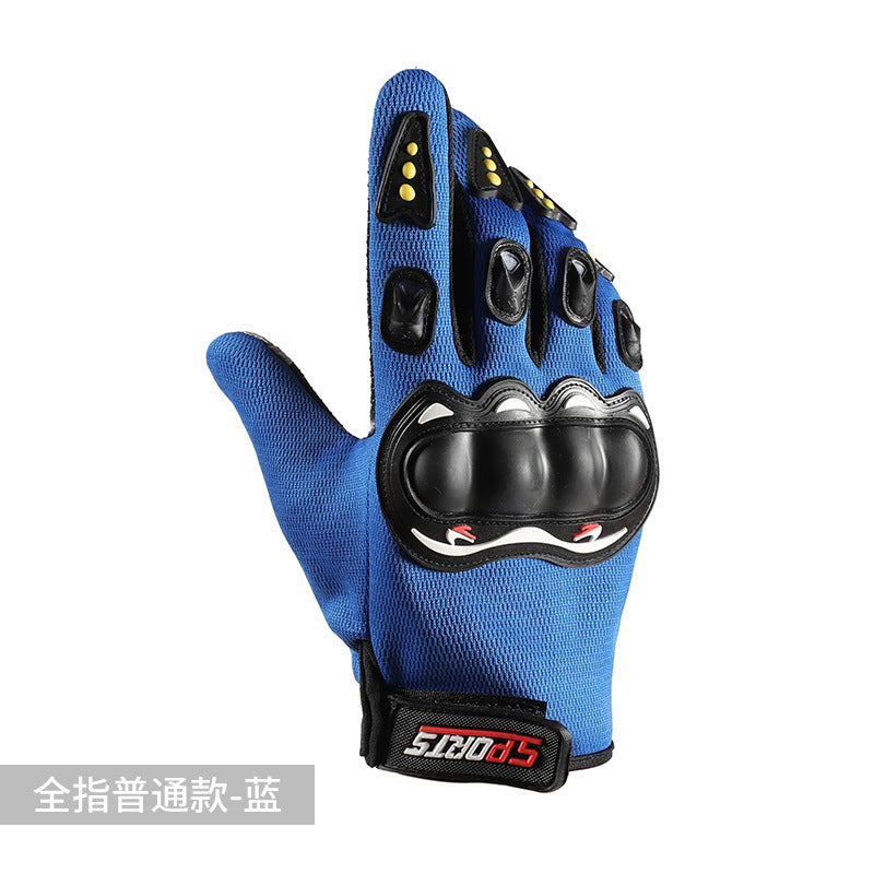 Motorcycle Riding Gloves for Men and Women, All-Season Motorcycle Off-Road Hard-Shell Anti-Fall and Anti-Slip Half-Finger Tactical Gloves